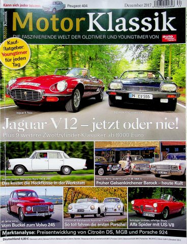 Deckblatt Motor Klassik (12/2017)